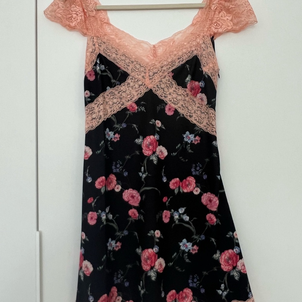 Current Mood Lace Dress in Pink